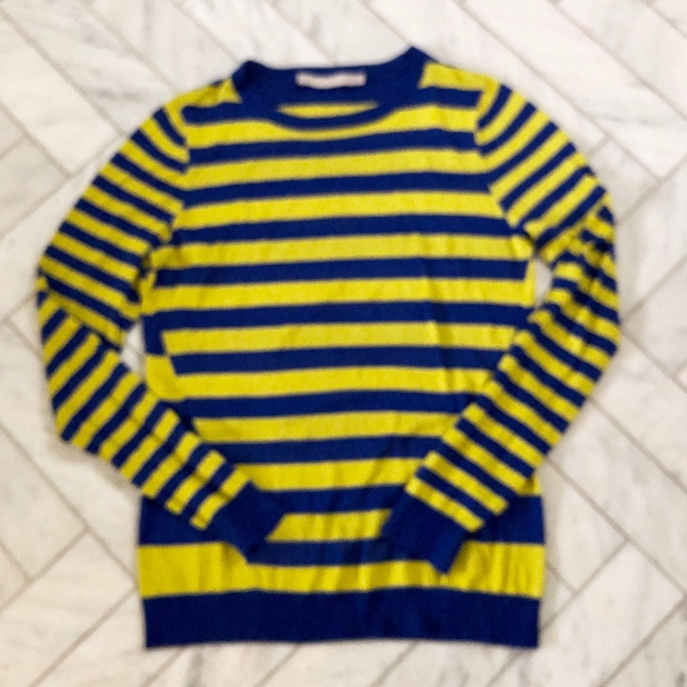 Jason Wu striped fine knit silk sweater